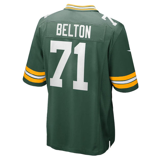 GB.Packers #71 Anthony Belton Green Team Game Stitched American Football Jerseys
