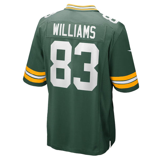 GB.Packers #83 Savion Williams Green Team Game Stitched American Football Jerseys