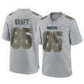 Johmsee GB.Packers #85 Tucker Kraft Player Gray Atmosphere Fashion Home Game Stitched Jerseys