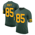 Johmsee GB.Packers #85 Tucker Kraft Player Green Alternate Vapor Home Game Stitched Jerseys