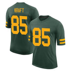 Johmsee GB.Packers #85 Tucker Kraft Player Green Alternate Vapor Home Game Stitched Jerseys