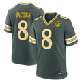 Johmsee GB.Packers #8 Josh Jacobs Green 2026 Rivalries Collection Game Stitched Jerseys