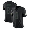 Johmsee GB.Packers #8 Josh Jacobs Player Black Impact Limited Home Game Stitched Jerseys