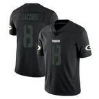 Johmsee GB.Packers #8 Josh Jacobs Player Black Impact Limited Home Game Stitched Jerseys