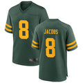 Johmsee GB.Packers #8 Josh Jacobs Player Green Home Replica Stitched Jerseys
