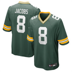 Johmsee GB.Packers #8 Josh Jacobs Player Green Replica Game Stitched Jerseys