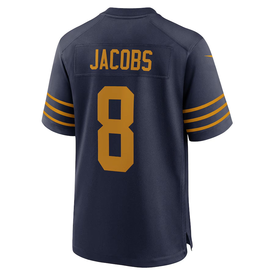 Johmsee GB.Packers #8 Josh Jacobs Player Navy The 1923 Classic Game Stitched Jerseys