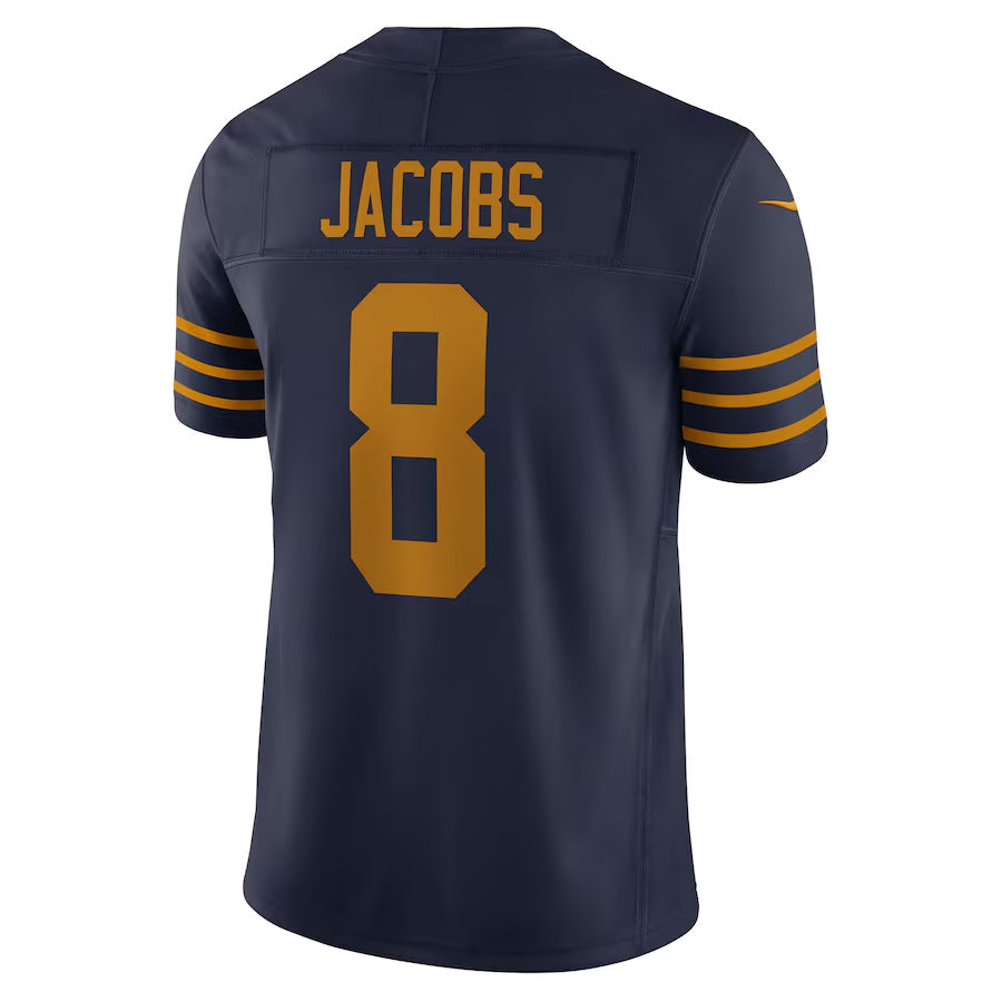 Johmsee GB.Packers #8 Josh Jacobs Player Navy The 1923 Classic Vapor F.U.S.E. Limited Game Stitched Jerseys