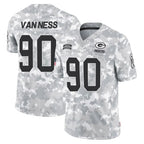 Johmsee GB.Packers #90 Lukas Van Ness Player Arctic Camo Salute To Service Limited Stitched Jerseys