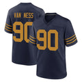 Johmsee GB.Packers #90 Lukas Van Ness Player Navy The 1923 Classic Home Game Stitched Jerseys