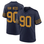 Johmsee GB.Packers #90 Lukas Van Ness Player Navy The 1923 Classic Home Game Stitched Jerseys