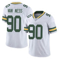 Johmsee GB.Packers #90 Lukas Van Ness Player White Vapor Untouchable Limited Home Game Stitched Jerseys