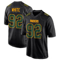 Johmsee GB.Packers #92 Reggie White Player Black Fashion Game Stitched Jerseys