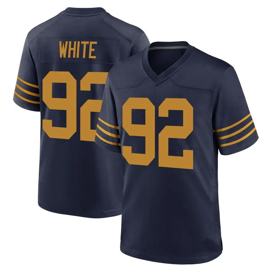 Johmsee GB.Packers #92 Reggie White Player Navy The 1923 Classic Game Stitched Jerseys