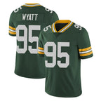 Johmsee GB.Packers #95 Devonte Wyatt Player Green Vapor Untouchable Limited Home Game Stitched Jerseys