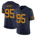 Johmsee GB.Packers #95 Devonte Wyatt Player Navy The 1923 Classic Vapor F.U.S.E. Home Game Stitched Jerseys