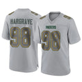 Johmsee GB.Packers #98 Javon Hargrave Player Gray Atmosphere Fashion Home Game Stitched Jerseys