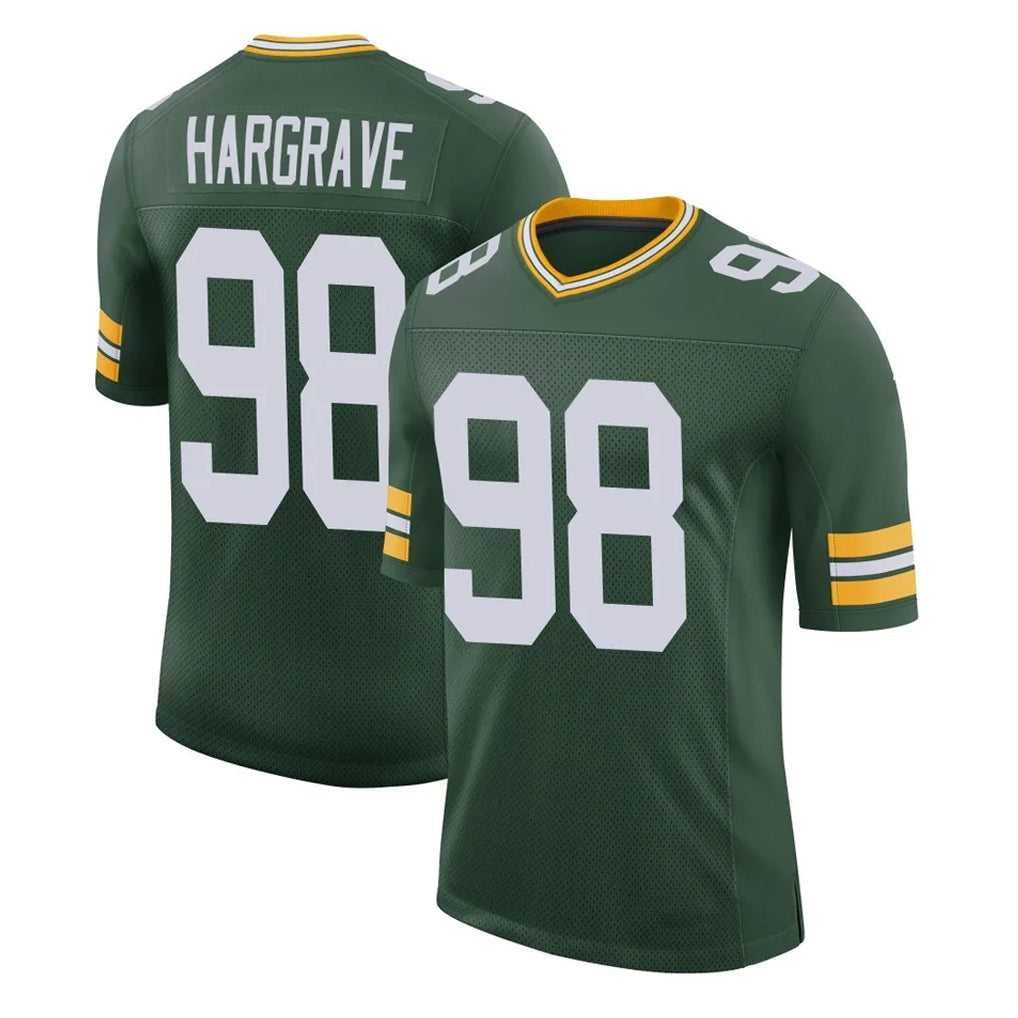 Johmsee GB.Packers #98 Javon Hargrave Player Green Limited Classic Home Game Stitched Jerseys