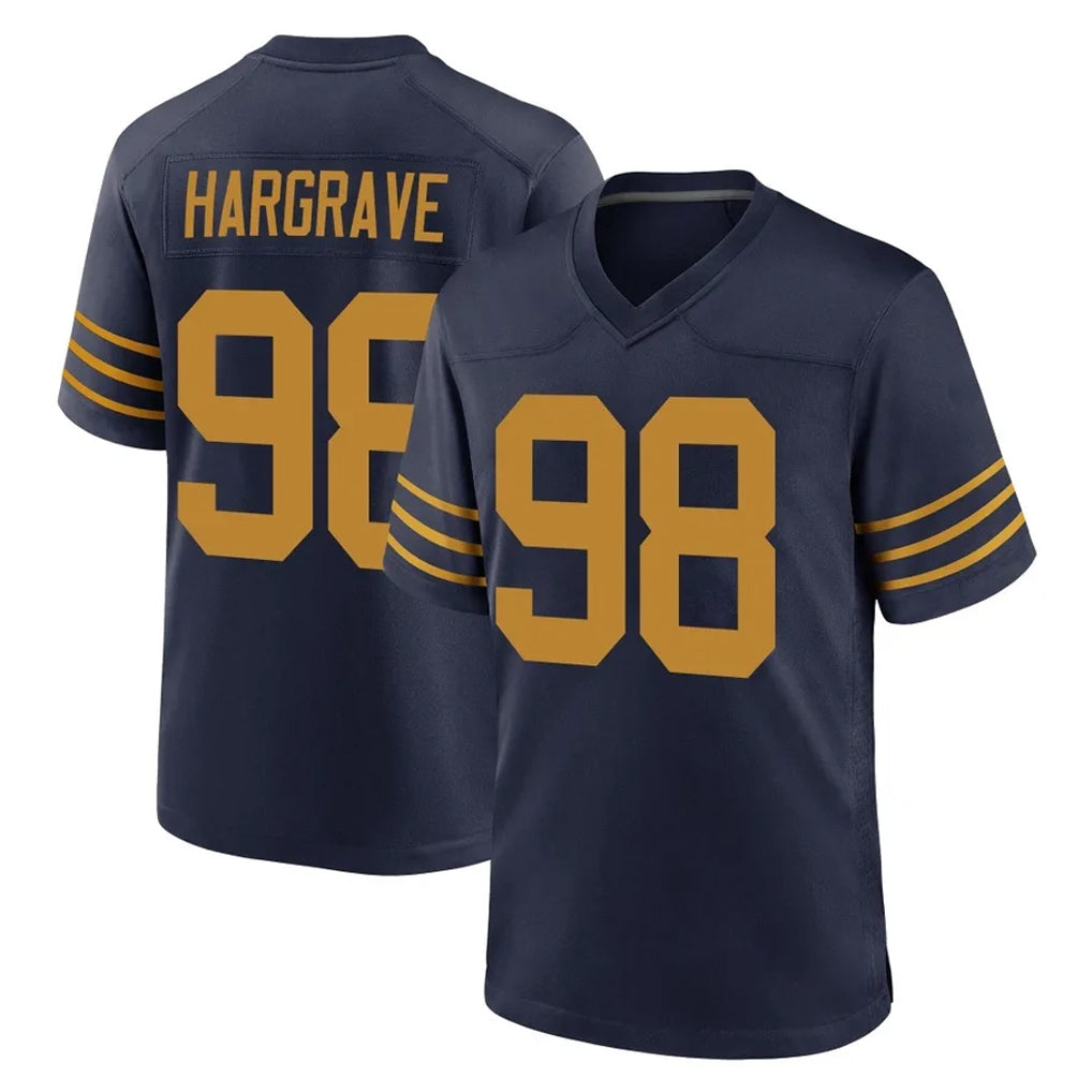 Johmsee GB.Packers #98 Javon Hargrave Player Navy The 1923 Classic Home Game Stitched Jerseys