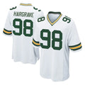 Johmsee GB.Packers #98 Javon Hargrave Player White Home Game Stitched Jerseys