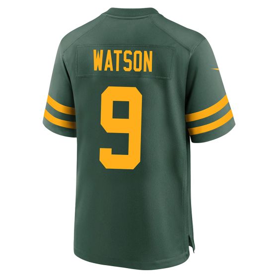 Johmsee GB.Packers #9 Christian Watson 50s Classic Game Stitched Jerseys