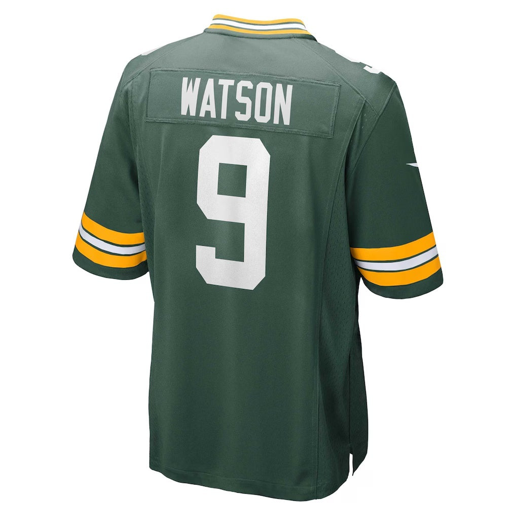 Johmsee GB.Packers #9 Christian Watson Green Game Stitched Jerseys