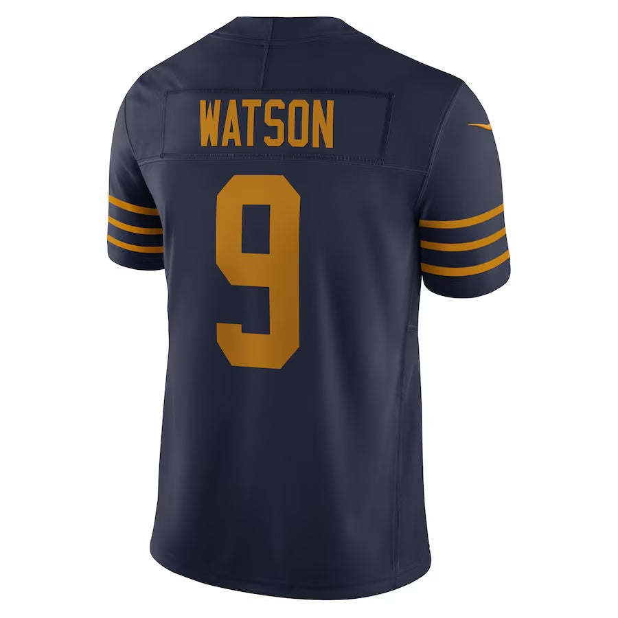 Johmsee GB.Packers #9 Christian Watson Navy The 1923 Classic Vapor F.U.S.E. Limited Stitched Jerseys