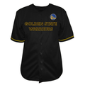 Johmsee G.State Warriors Black Big & Tall Pop Full-Button Jerseys