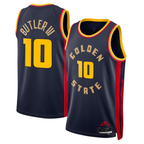 Johmsee G.State Warriors #10 Jimmy Butler III Navy Swingman Jerseys - City Edition
