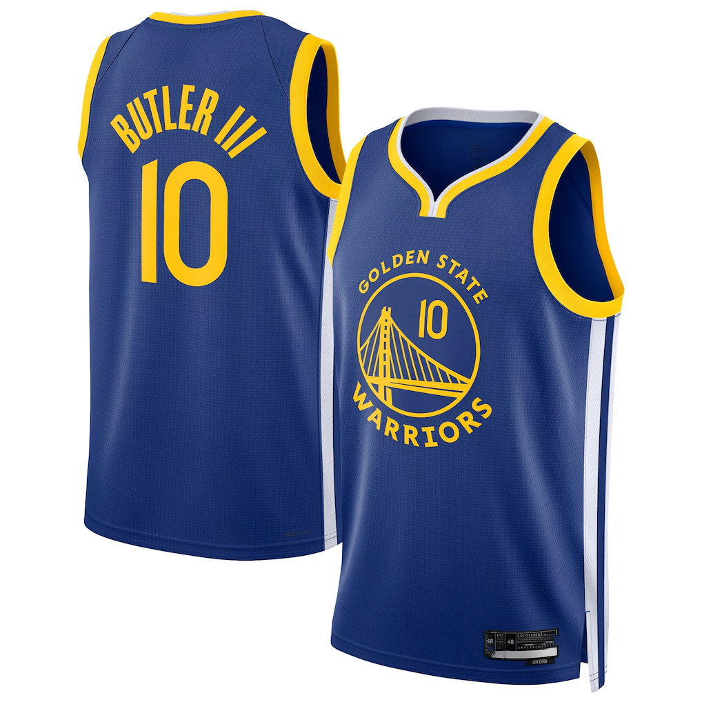 Johmsee G.State Warriors #10 Jimmy Butler III Royal Swingman Player Jerseys - Icon Edition