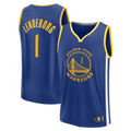 Johmsee G.State Warriors #1 Yaxel Lendeborg Royal 2026  Draft First Round Pick Fast Break Jerseys - Icon Edition