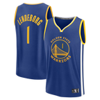 Johmsee G.State Warriors #1 Yaxel Lendeborg Royal 2026  Draft First Round Pick Fast Break Jerseys - Icon Edition