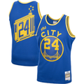 Johmsee G.State Warriors #24 Rick Barry Mitchell & Ness Royal 1966-67 Hardwood Classics Swingman Jerseys