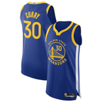 Johmsee G.State Warriors #30 Stephen Curry Royal Authentic Jerseys - Icon Edition