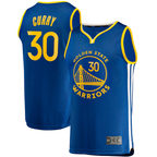 Johmsee G.State Warriors #30 Stephen Curry Royal Big & Tall Fast Break Player Jerseys - Icon Edition