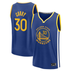 Johmsee G.State Warriors #30 Stephen Curry Royal Fast Break Replica Jerseys - Icon Edition