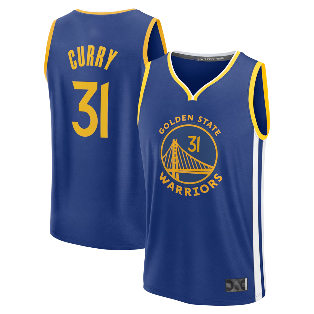 Johmsee G.State Warriors #31 Seth Curry Blue Fast Break Replica Jerseys - Icon Edition