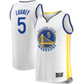 Johmsee G.State Warriors #5 Kevon Looney White Fast Break Player Replica Jerseys - Association Edition