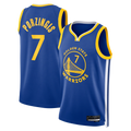Johmsee G.State Warriors #7 Kristaps Porzi??is Royal Swingman Jerseys - Icon Edition