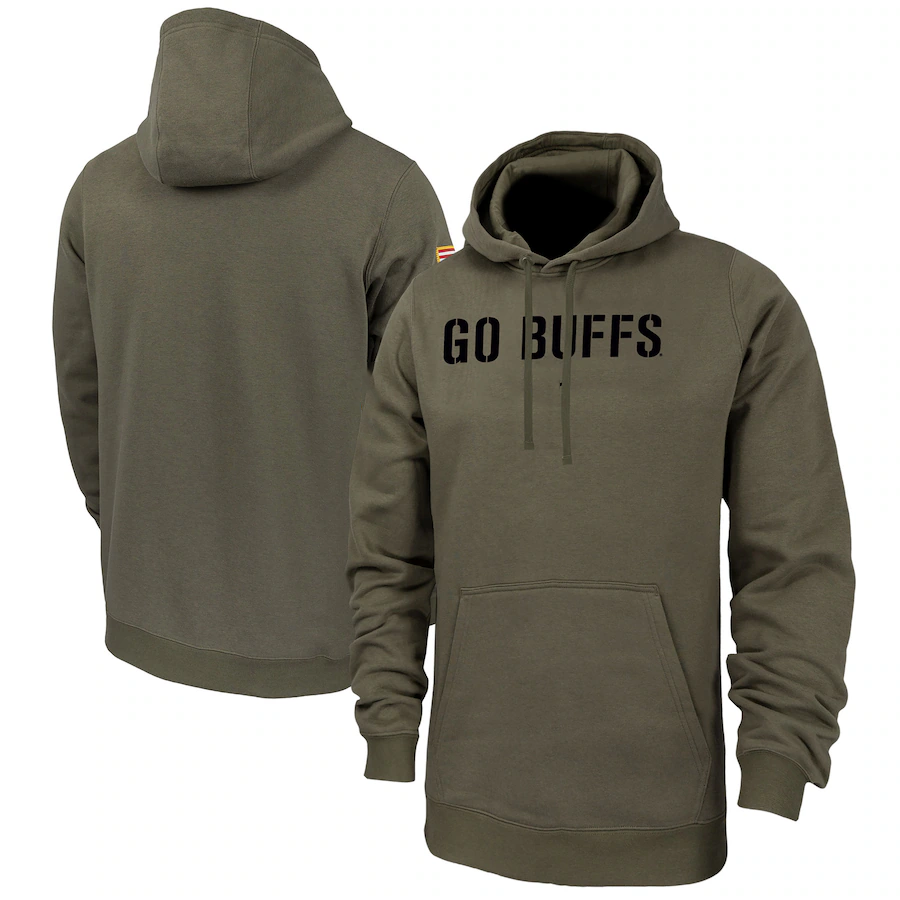 Go Buffs 2024 Salute To Service Club Pullover Hoodie Cheap sale Birthday and Christmas gifts Stitched American Football Jerseys
