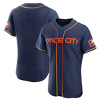 Johmsee H.Astros Navy City Connect Limited Elite Home Blank Player Stitched Jerseys
