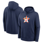 Johmsee H.Astros Navy Club Fleece Pullover Hoodie Blank Player Stitched Jerseys