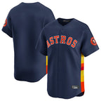 Johmsee H.Astros Navy Home Limited Blank Player Stitched Jerseys