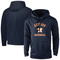Johmsee H.Astros Navy Pullover Hoodie Blank Player Stitched Jerseys