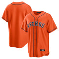 Johmsee H.Astros Orange Home Game Blank Player Stitched Jerseys