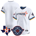 Johmsee H.Astros White City Connect Texas Patch Vapor Premier Blank Player Limited Home Stitched Jerseys