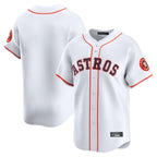 Johmsee H.Astros White Home Limited Blank Player Stitched Jerseys