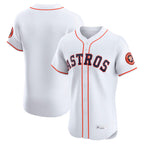 Johmsee H.Astros White Home Limited Elite Blank Player Stitched Jerseys
