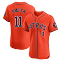 Johmsee H.Astros #11 Cam Smith Player Orange Home Limited Elite Stitched Jerseys