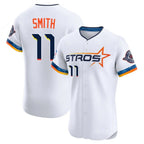 Johmsee H.Astros #11 Cam Smith Player White City Connect Limited Elite Home Stitched Jerseys